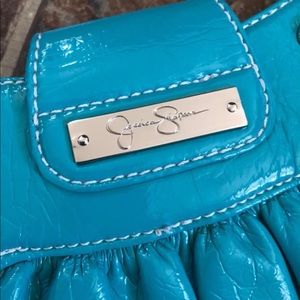 Small patent leather purse